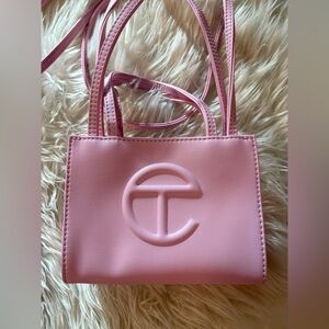 Small Telfar Bubblegum Pink Bag
